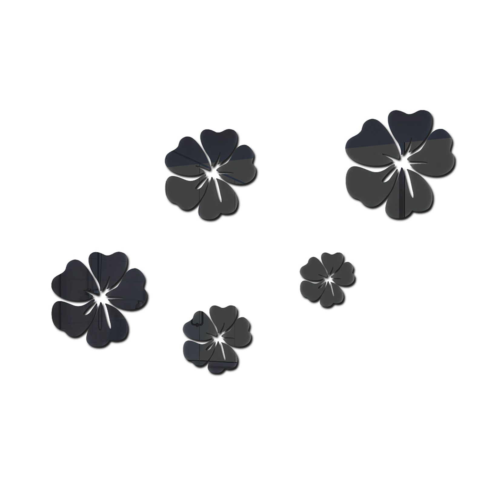 Wall Stickers Removable Wallrror Floral Adhesive Stickers