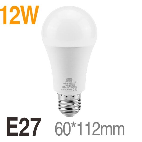 6pcs/lot LED Bulb E27 9W 12W 15W 18W AC220V Lampada Day White Cold White Warm White High Brightness Lamp For Bedroom Living room