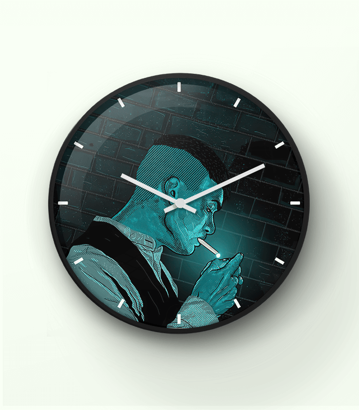 Paperboat Peaky Blinders B&H Wall Clock 10 Inch