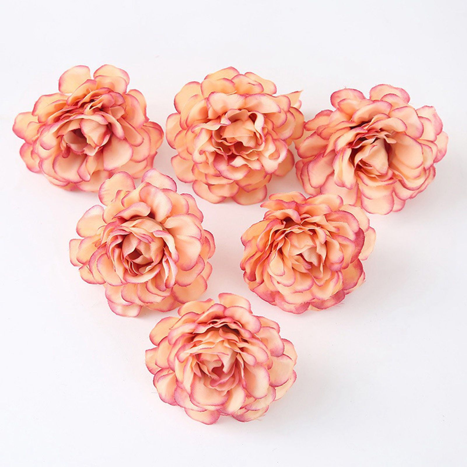 Faux Rose Head Nice-looking Add Romance Artificial Flower
