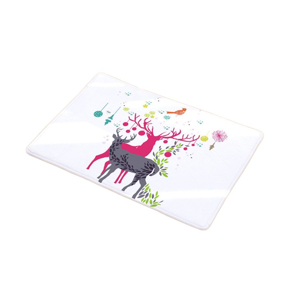 MA Christmas Printed Mat Door Mat Digital Printing Mats Anti-slipping Carpet