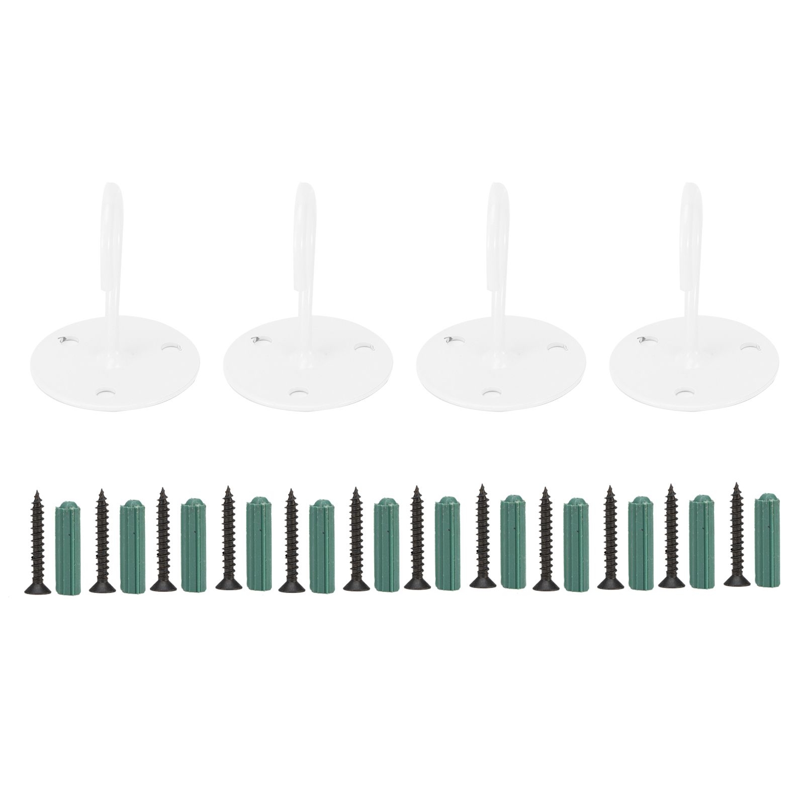 Wall Mounted Hooks Firm And Durable Metal Ceiling Hook 4Pcs/Set Flower Pots Wind Chimes for Home Door Living Room Lanterns
