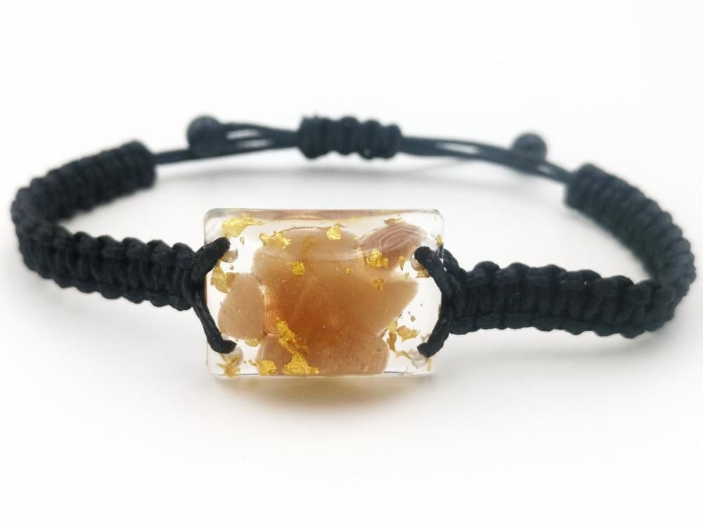 Sunstone Orgonite(2.4cm x 1.8cm) Bracelet-Wealth,Love,Meditation-talisman
