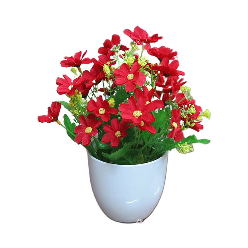 Yfashion ulate Flower Pot abletop Bonsai for e Dining able Decoration
