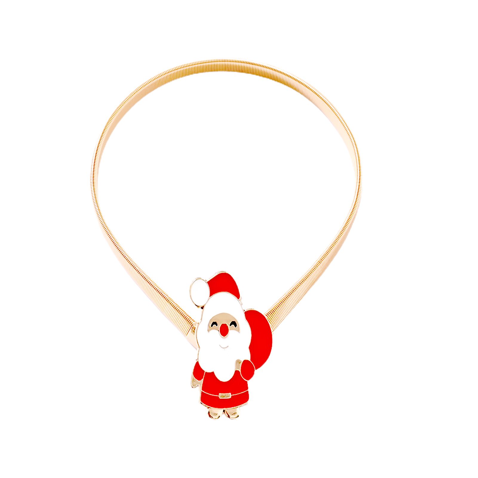 Drapery Holdback Stretchy Removable Alloy Merry Christmas Curtain Buckle Tieback for Home