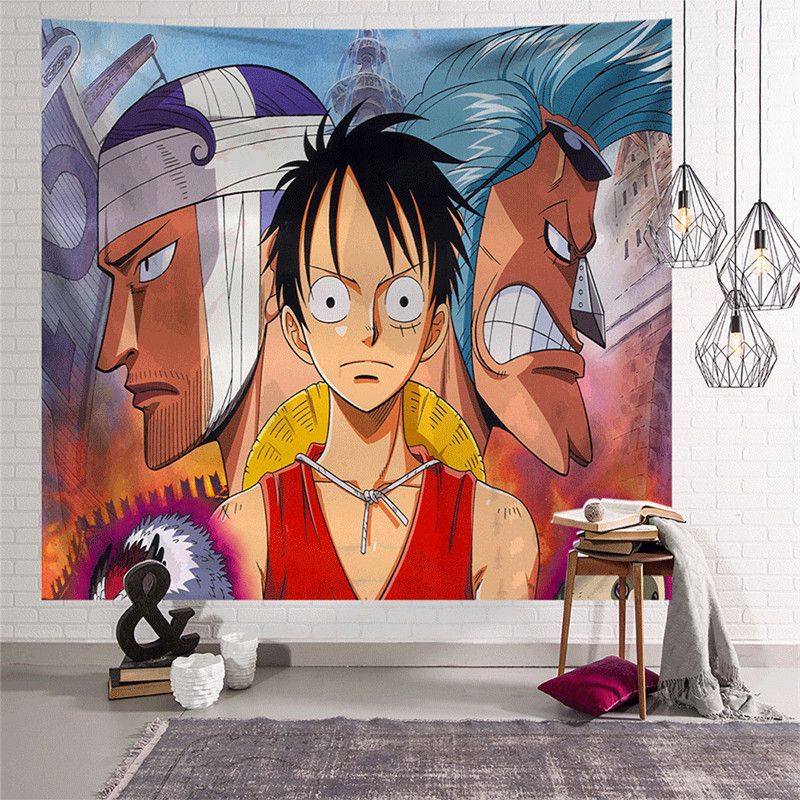 One Piece Tapestry Wall Hanging Cloth Live Background Cloth Home Decoration Tapestries Curtain