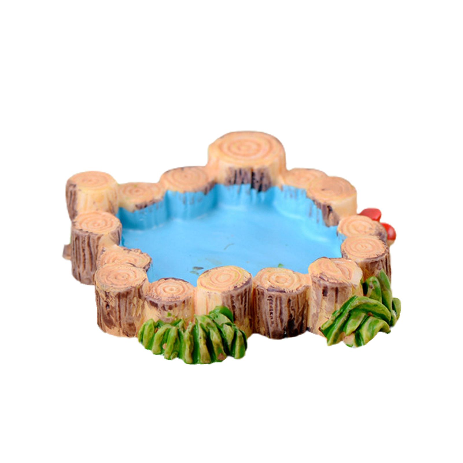 Micro Figurines Eco-friendly Anti-deform Resin Miniature Landscape Scene Statues for Home