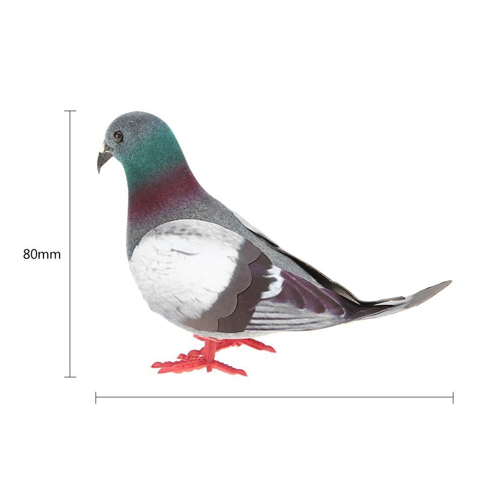 Simulation Decorative Foam Pigeon Model Fake Artificial Imitation Bird Garden Ornament Wedding Decoration