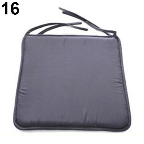 Soft Polka Dot Solid Seat Pad Tl Home Office Decor Tie On Chair Cushion