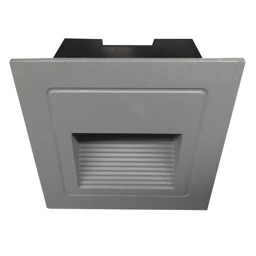 3W LED Footlight Outdoor IP65 Waterproof Stairs Steps Corner Wall Plinth Recessed Hall Square Lamp