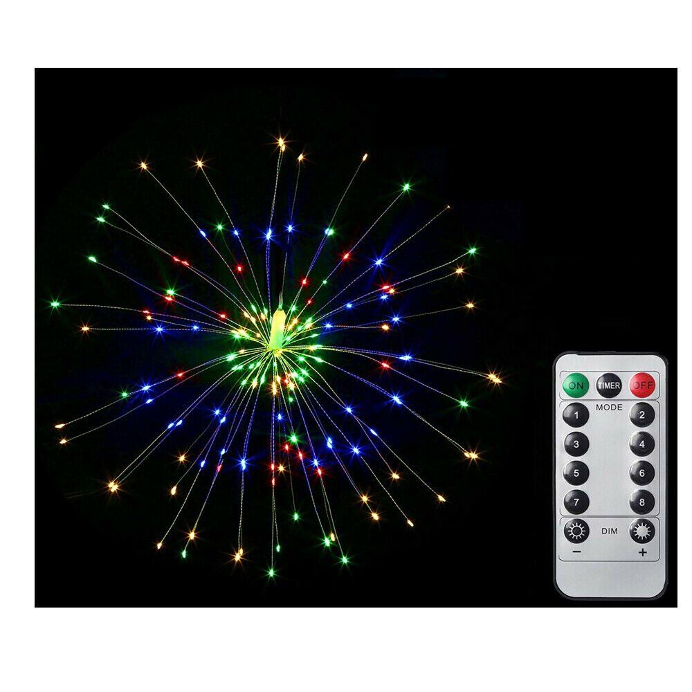 40 Branches x 3LEDs Hanging LED  Fairy String Light Remote 8 Modes Gypsophila Holiday Lights Outdoor Home Garland Xmas Wedding Party Decor