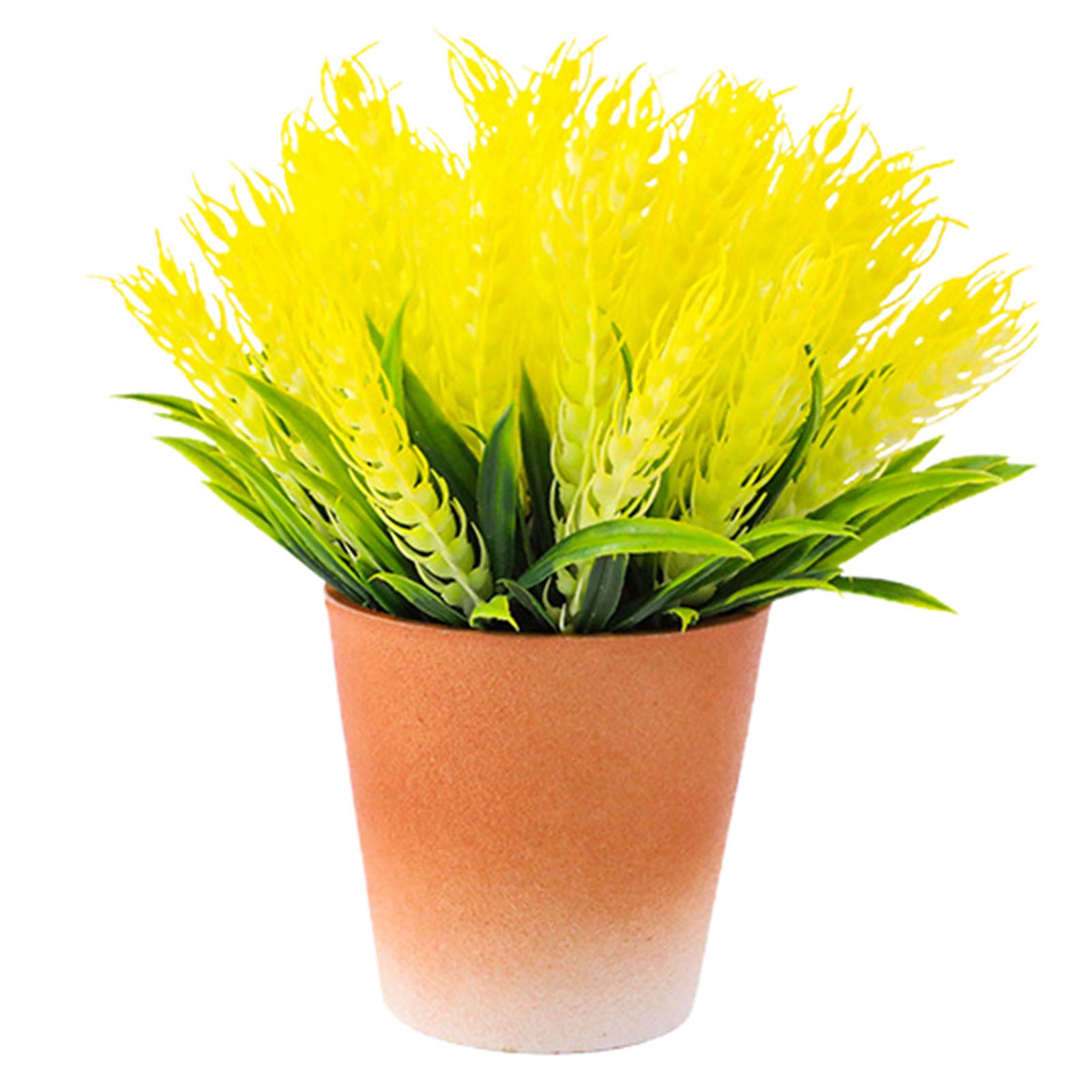 Potted Simulated istic Wheat Potted Decor