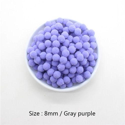8 10 15 25 30 mm Multi Option Colour Pompoms Soft Pom Poms Fur Balls DIY Home Garden Wedding Decoration Flowers Wreaths Garment