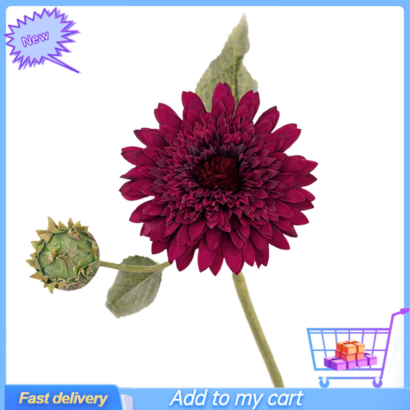 Sunflower Onamental Home Decor  Silk Flower Table Counterpiece  Bouquet for Party