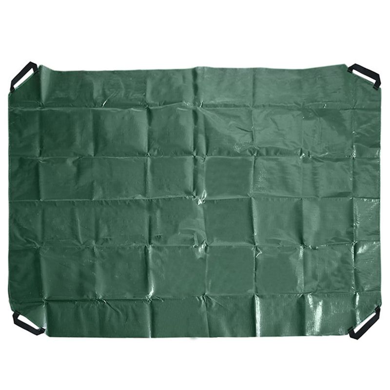 Leaf Tarpaulin with Drawstring, Leaf Lawn Yard Reusable Garbage Bag, Clean Up Gardening Heavy Garbage Bag Trumpet