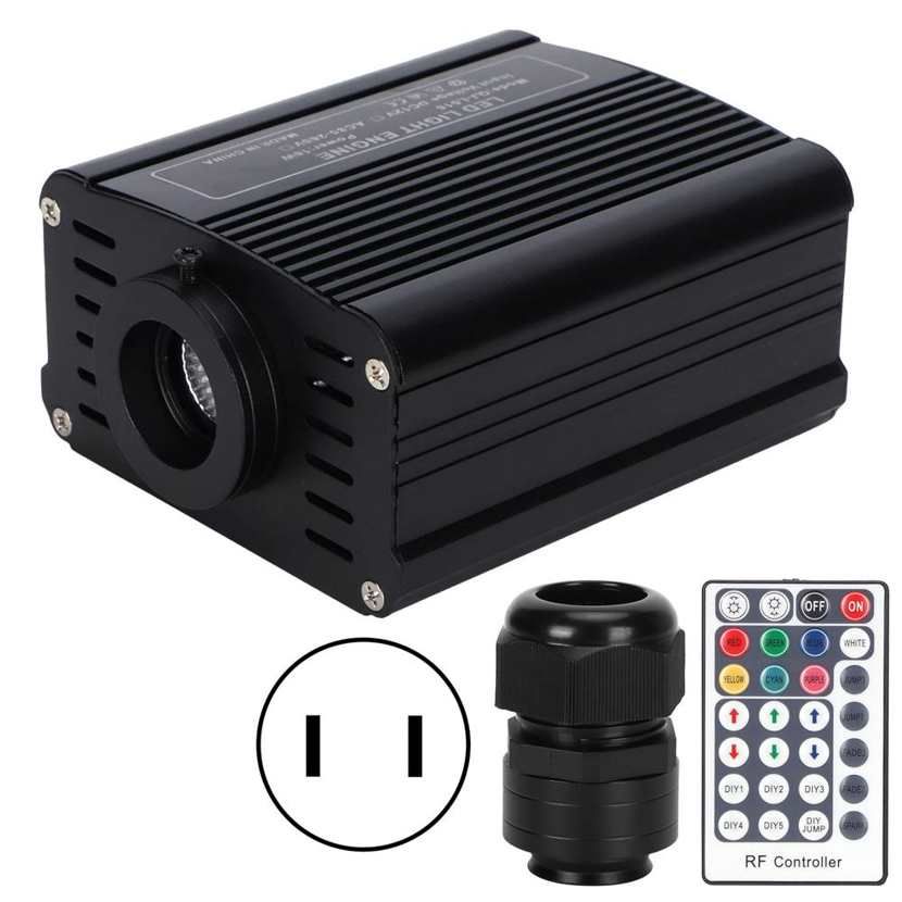 RGBW Light Driver 16W LED Fiber Optic Engine Kit Ceiling Lighting for Home Bedroom 100-240V