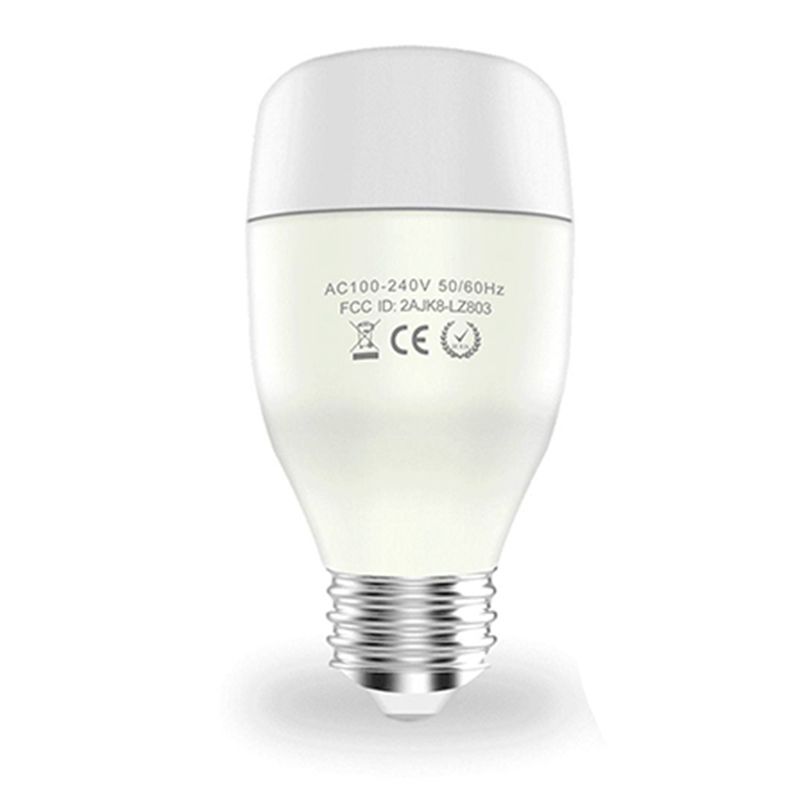 E27 Smart Wifi LED Bulb 7W WCRGB Tuya Smart Dimmable Lamp Bulb Color Changing with Music Compatible with Alexa Google