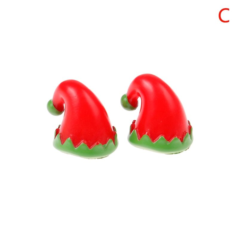 1/2pcs Resin ChristDecoration Santa Claus Snowman Micro Landscape Model DIY Miniature Garden Figurines Home Decoration