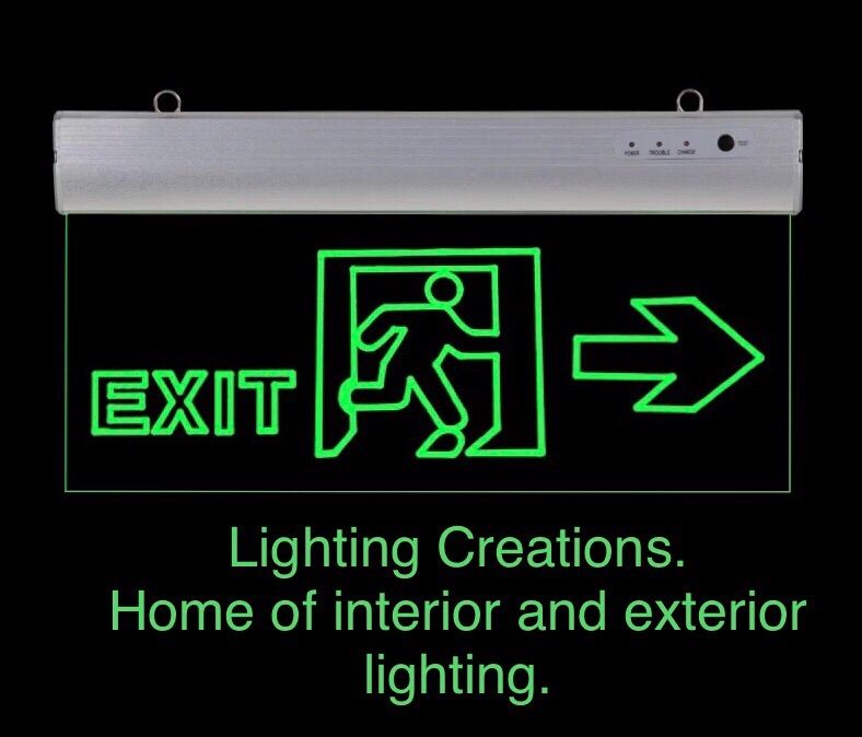 Emergency Exit sign