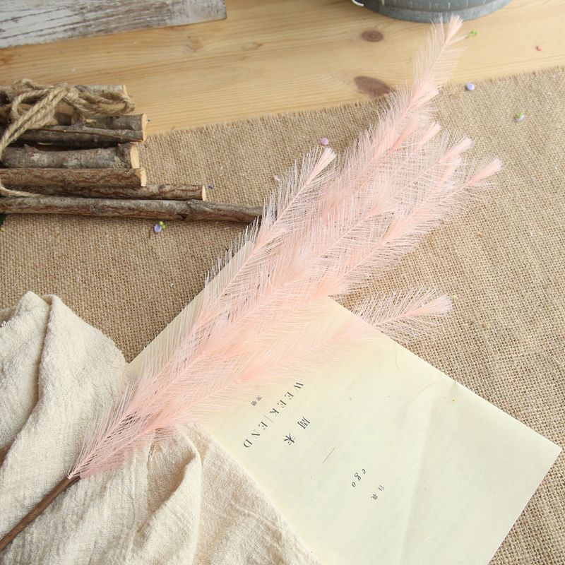Artificial Dried Flowers Artificial Plush Grass Bouquet Silk Flowers DIY Wedding Decoration for Home Autumn Decor Fake Flowers