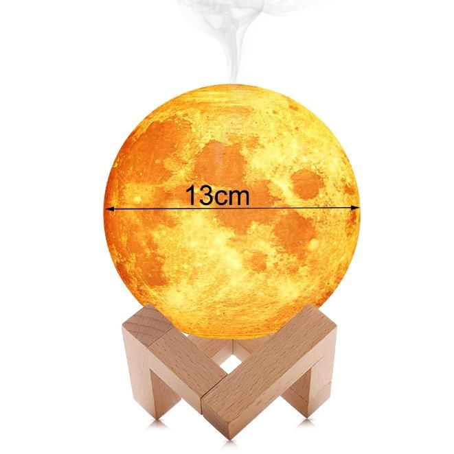 Moon incense burner Air Humidifier 3D Moon Lamp light Diffuser Aroma Essential Oil USB Humidificador Night Cool Mist Purifie