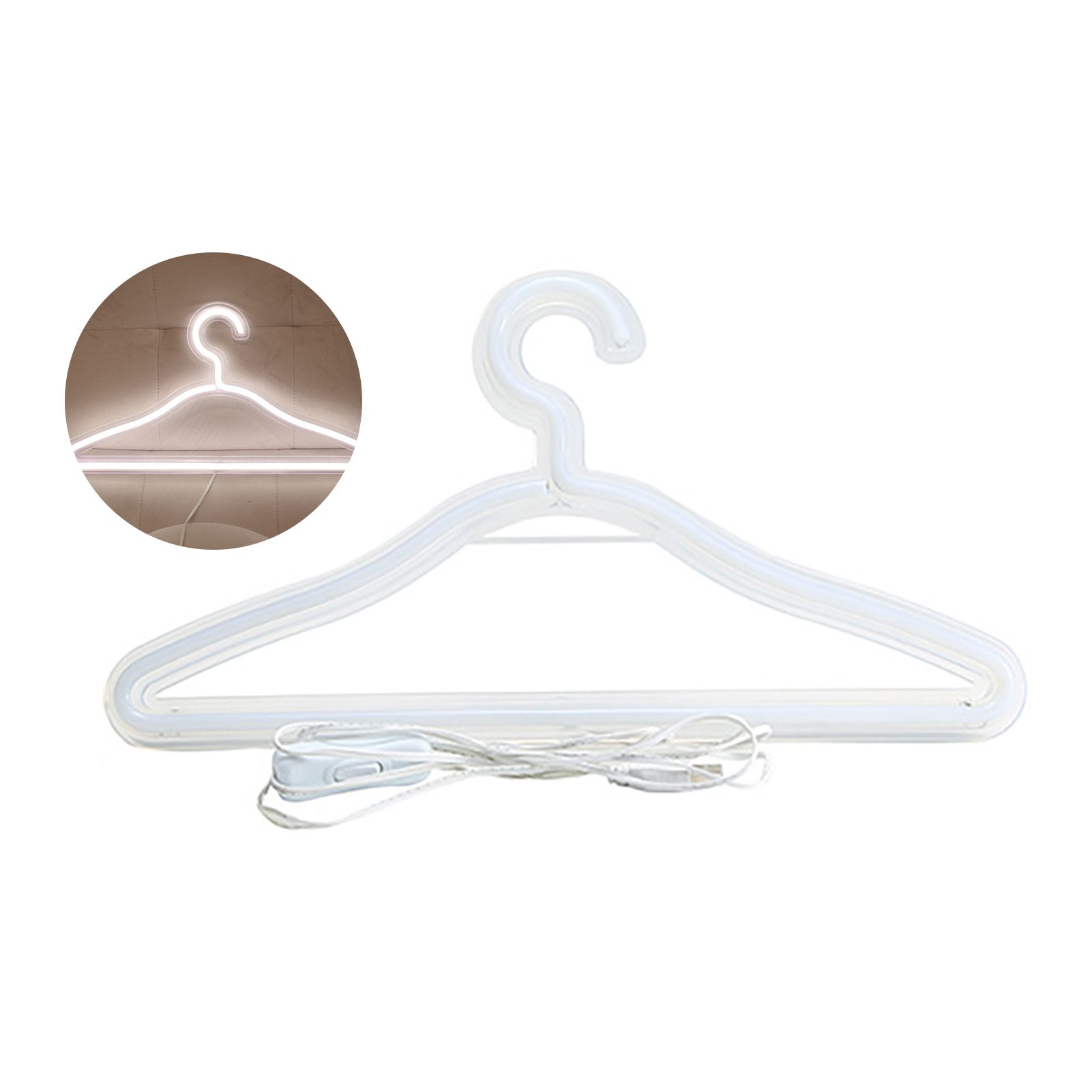 Livecity Neon Light Decorative Nice-looking Safe LED Neon Light Sign Clothes Stand USB Powered Night Lamp for Wedding