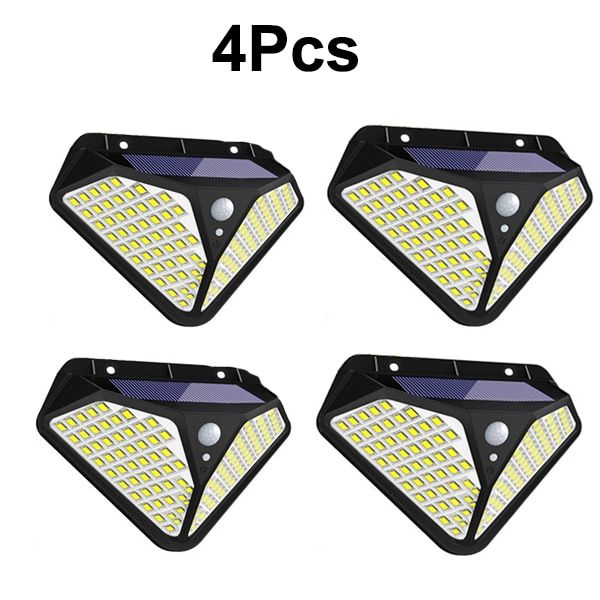 150 LED Solar Light Outdoor Solar Lamp wered Sunlight 3 Modes PIR Motion Sensor for Garden Decoration Wall Street