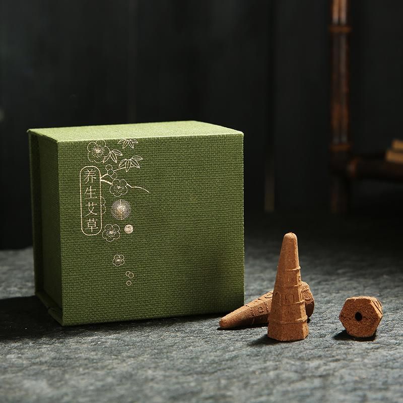 35pc/Box Backflow Incense Wierook Cones Oud Perfume Tower Reflux Incense Cones Regulating Emotion Use In Home Office Teahouse