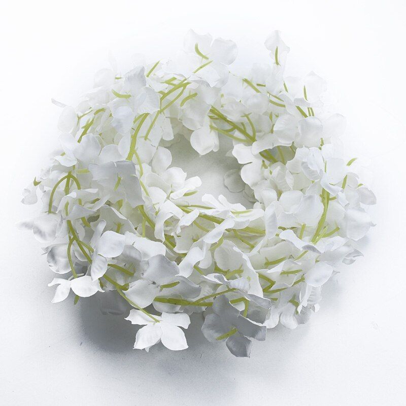 200CM Hydrangea vine wedding Garlands flowers for scrapbooking home Bathroom decoration accessories artificial flowers wholesale
