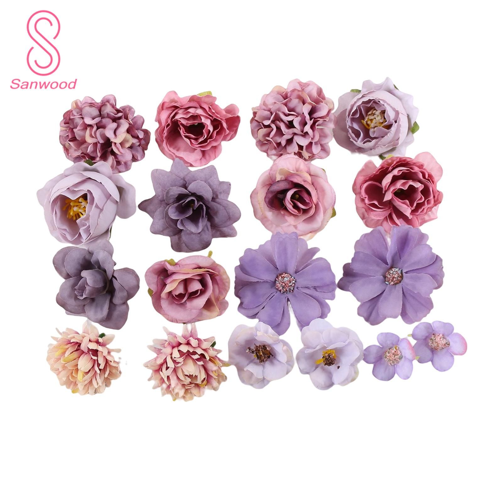 Fake Flower Head DIY Visual Effect Chrysanthemum Flower Head