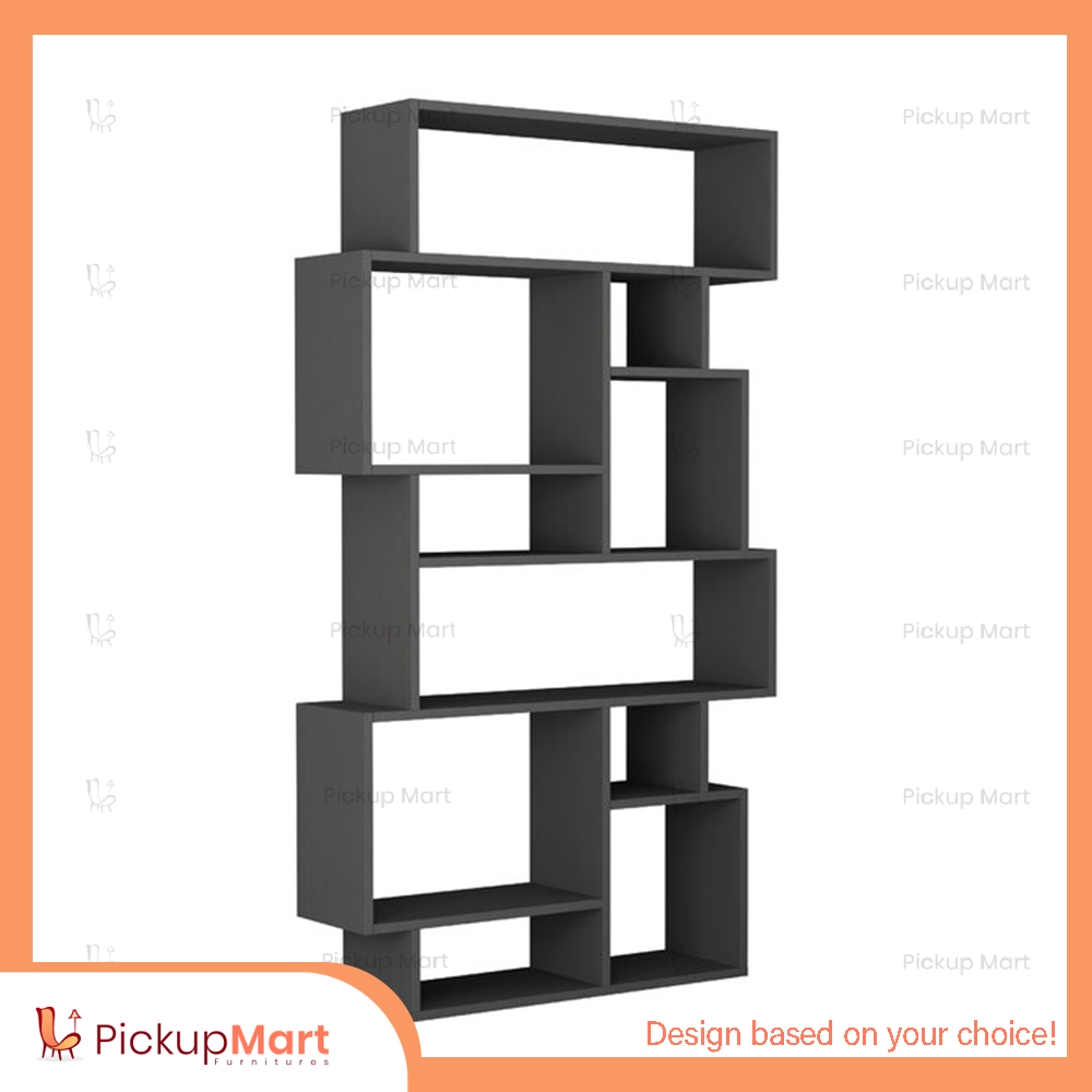 Laminated Board Book Shelf | Showpiece Rack | Living Room furniture | BS - 11