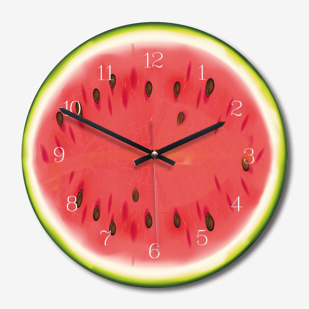 Yfashion 12Inches Fruit Pattern Wall Clock for e Living Room Bedroom Decor