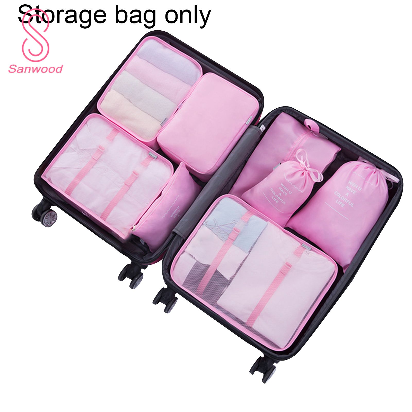 Packing Organizer Bag Anti-stain Multi Styles Luggage Carry On Suitcase Storage Pouch
