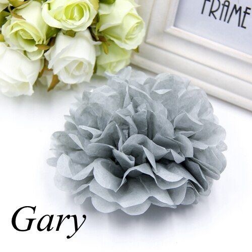 3/6/9PCS 6" 8"10"(15cm 20cm 25cm)Mix Color Decorative Tissue Paper Pom Pom Flower Wedding Ball For Wedding Party Home Decoration