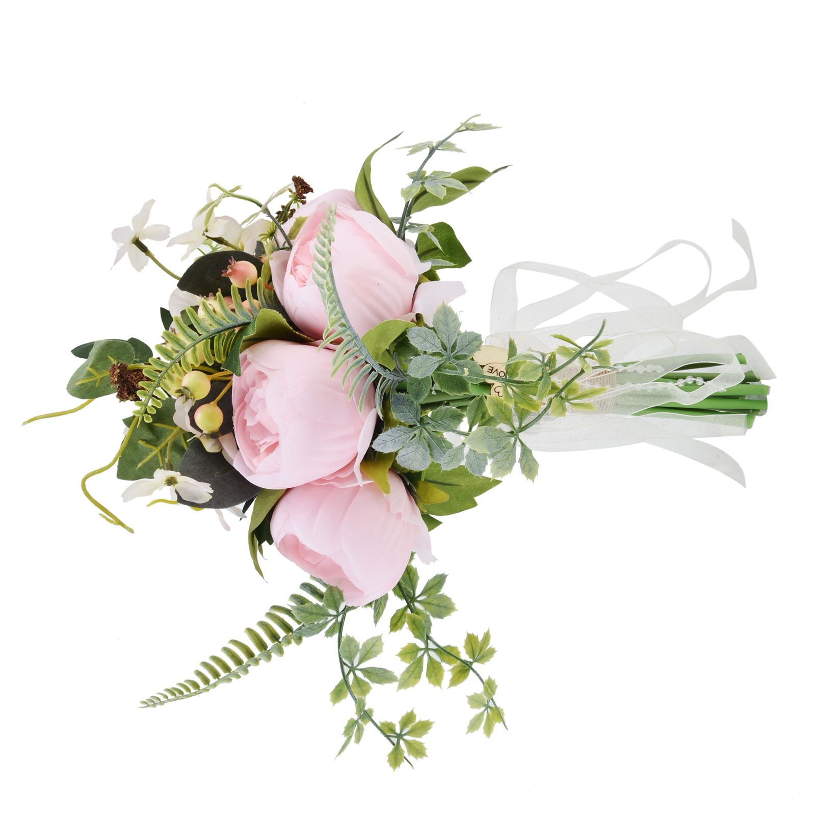 Bride Bridesmaid Bouquet Simulation Artificial Flowers Photo Props Pa ZI
