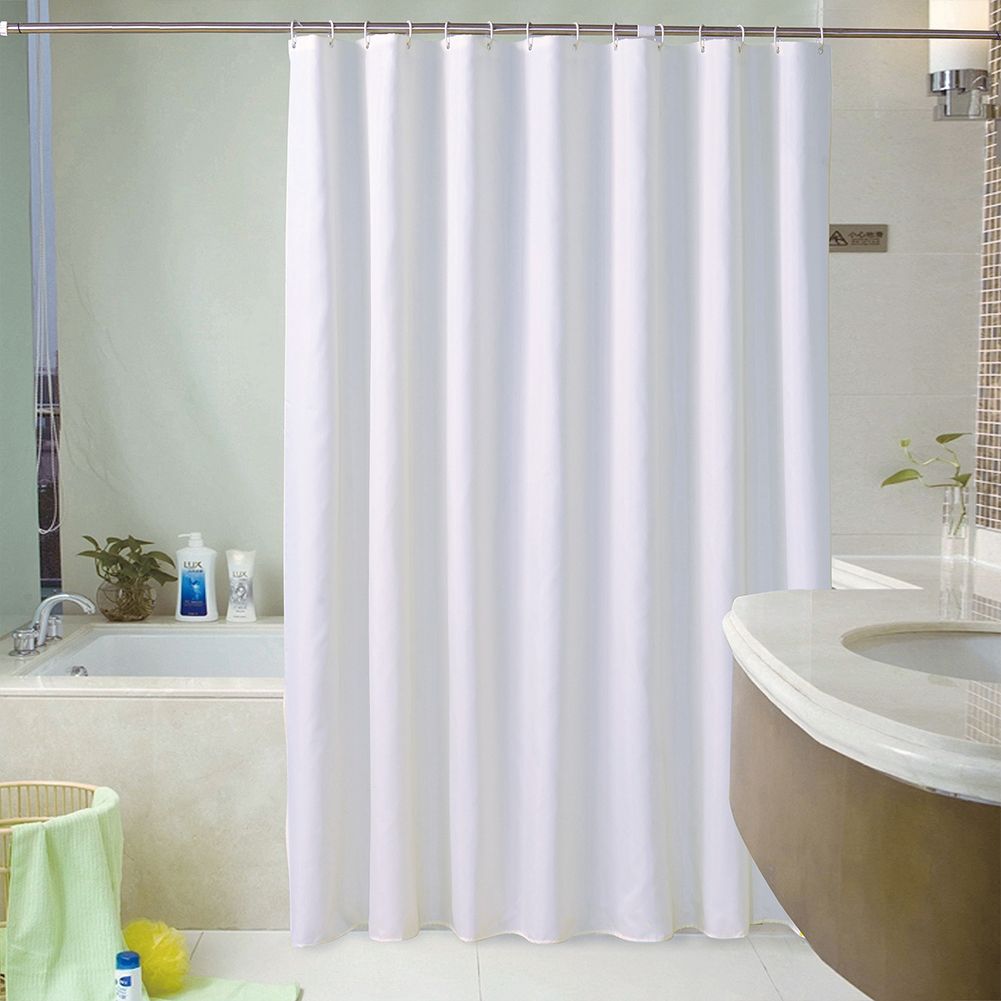 GC Thickened Waterproof Solid Color Shower  Curtain Partition Washable Bathroom Accessories color:130 g specification:180 wide*180 high