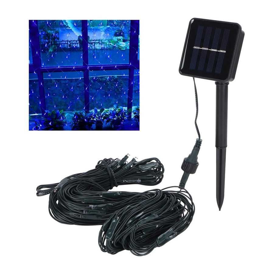 Mesh Light Solar LED Net String Outdoor Waterproof Holiday Decorative Lights (1.5m x 1.5m)