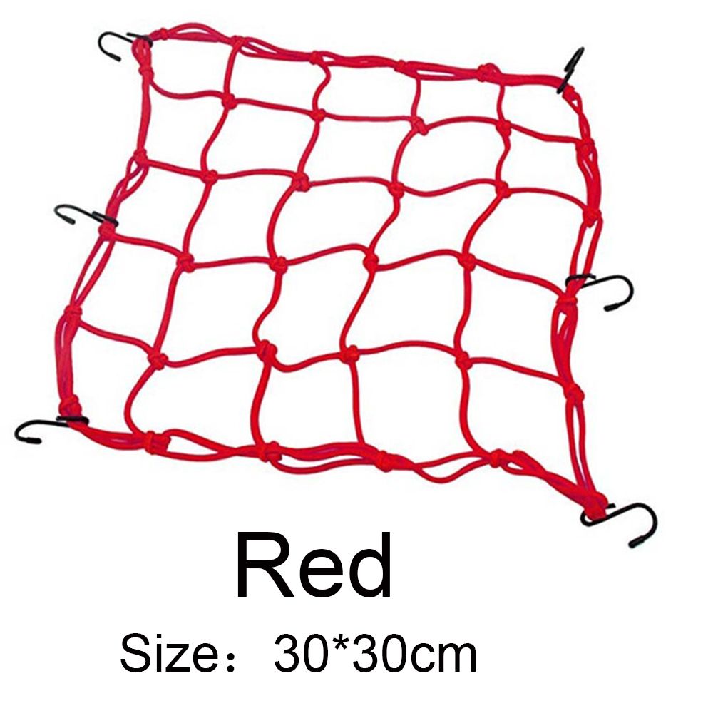 30*30cm/40*40cm Motorcycle Bicycle Cargo Net Helmet Rope Luggage Storage Bag Twine Motorycle Net Bags Mesh