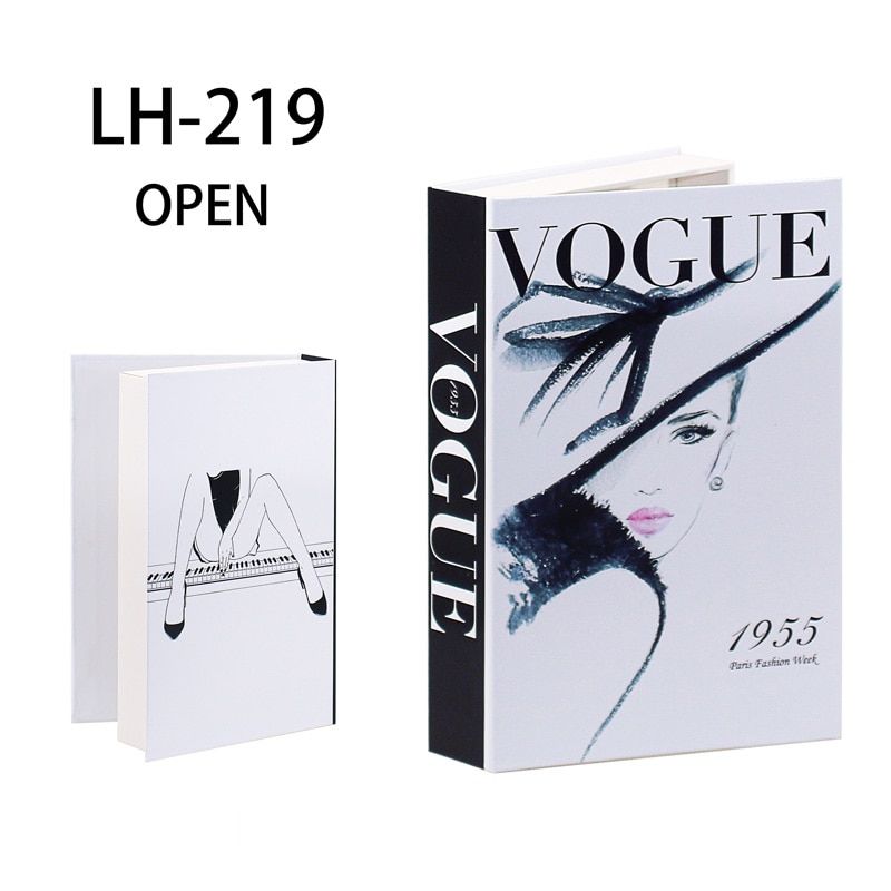 Luxury Decorative Fake Books  Home Decoration Book Box Stylish Desktop Luxury Decoration Books Designer  Fake Book Box