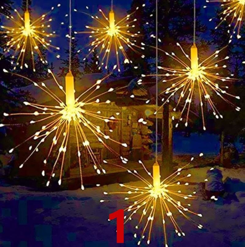 new Led copper lamp string ins star lamp decorative hanging lamp--1--