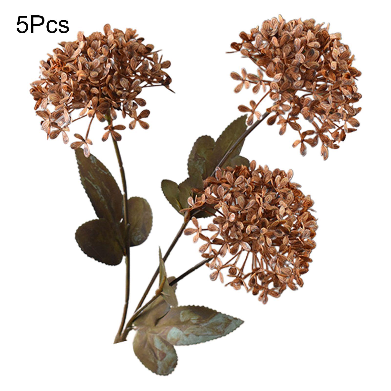 Artificial Flowers Exquisite 3 Heads Plastic Hydrangea Artificial Flowers