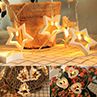 10/20LEDs Wooden Star/Heart/X Flexible Fairy String Lights Bedroom Decor