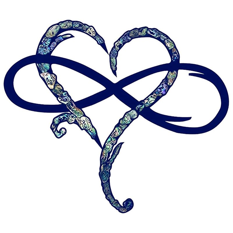 Metal Wall Decoration Unique Design-Wall Art Room Decoration Eternal Infinite Heart Iron Art Decor Interior Decor