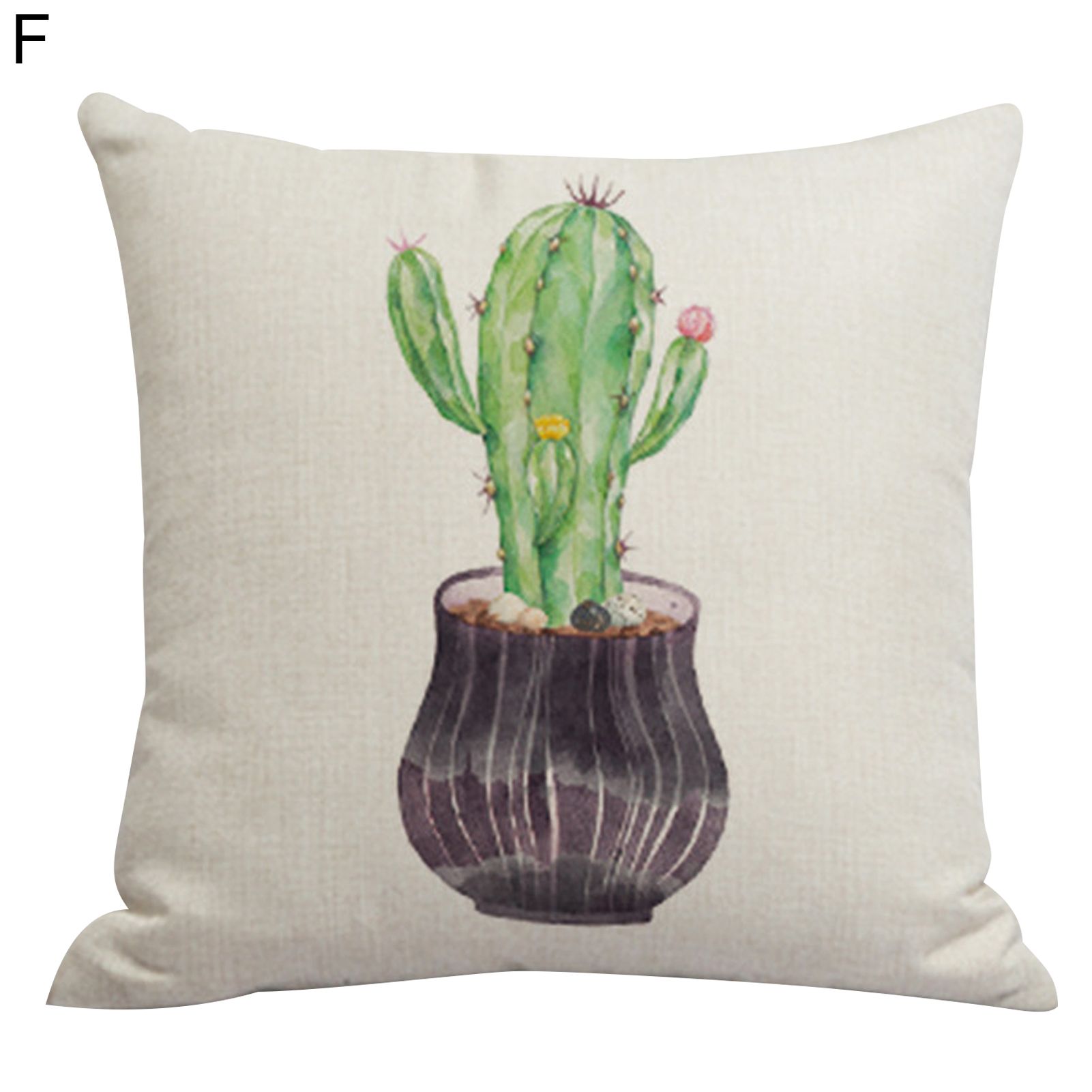 Throw low Case Single Side Printed Zipper Cushion Cover
