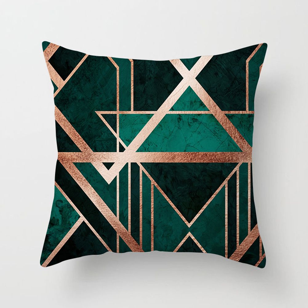GC Pillowcase Modern Geometric Style Colored Pattern Square Sofa Cushion Cover 45x45cm color