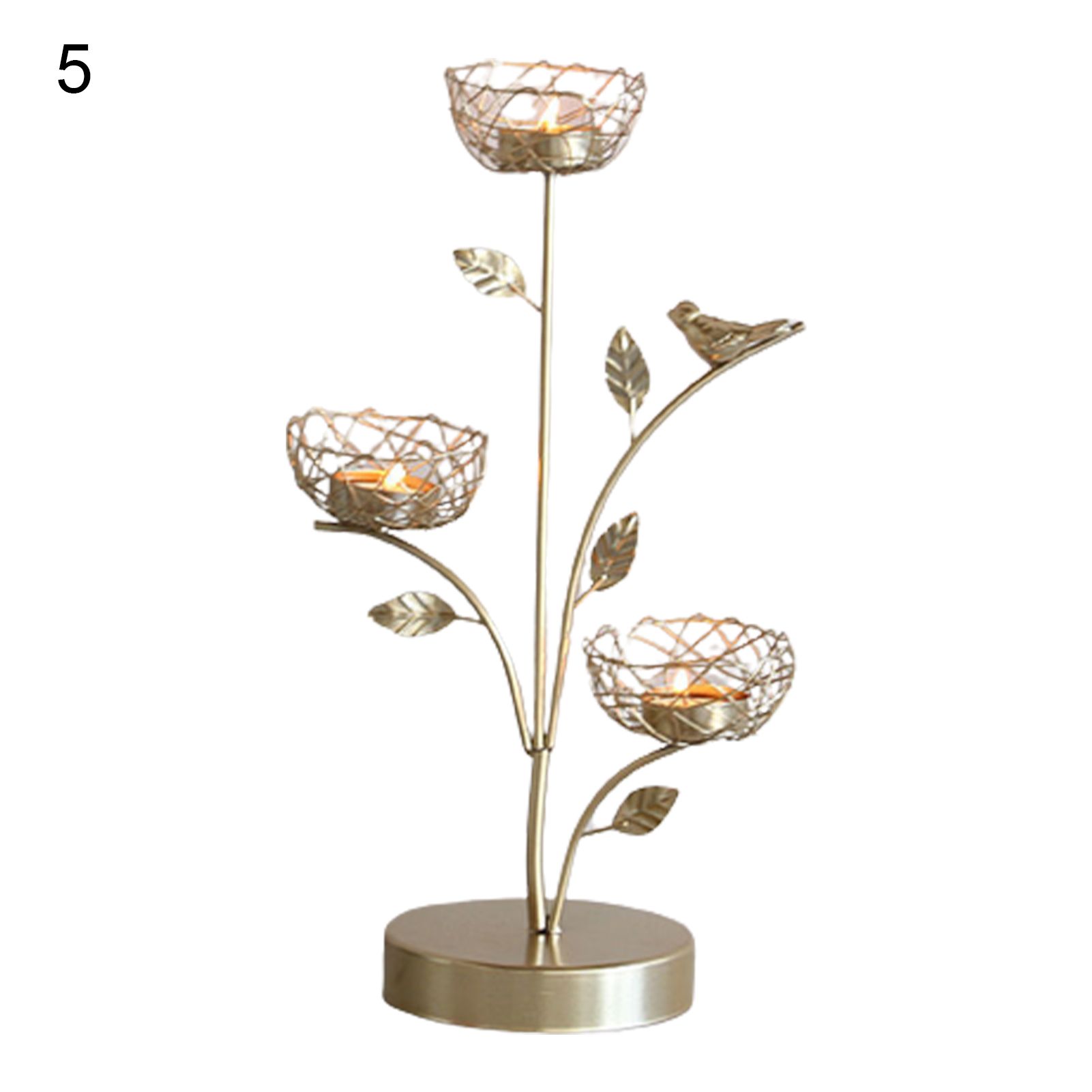 Candlestick Holders Vintage Stylish Anti-rust Candle Light Holder