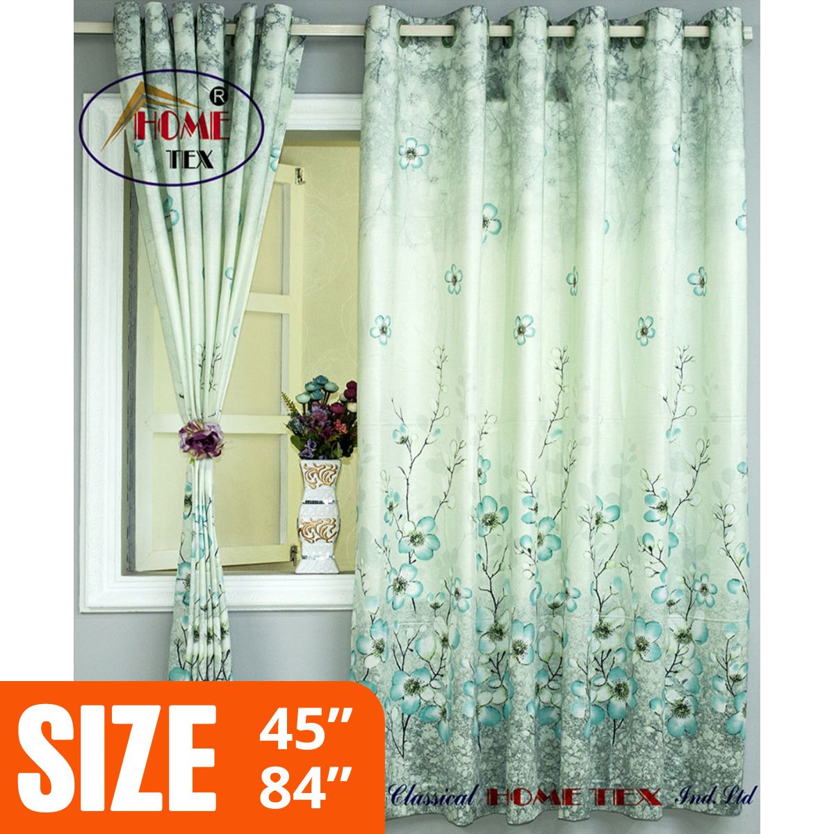 Hometex Curtain Paste leaf 4 kuchi
