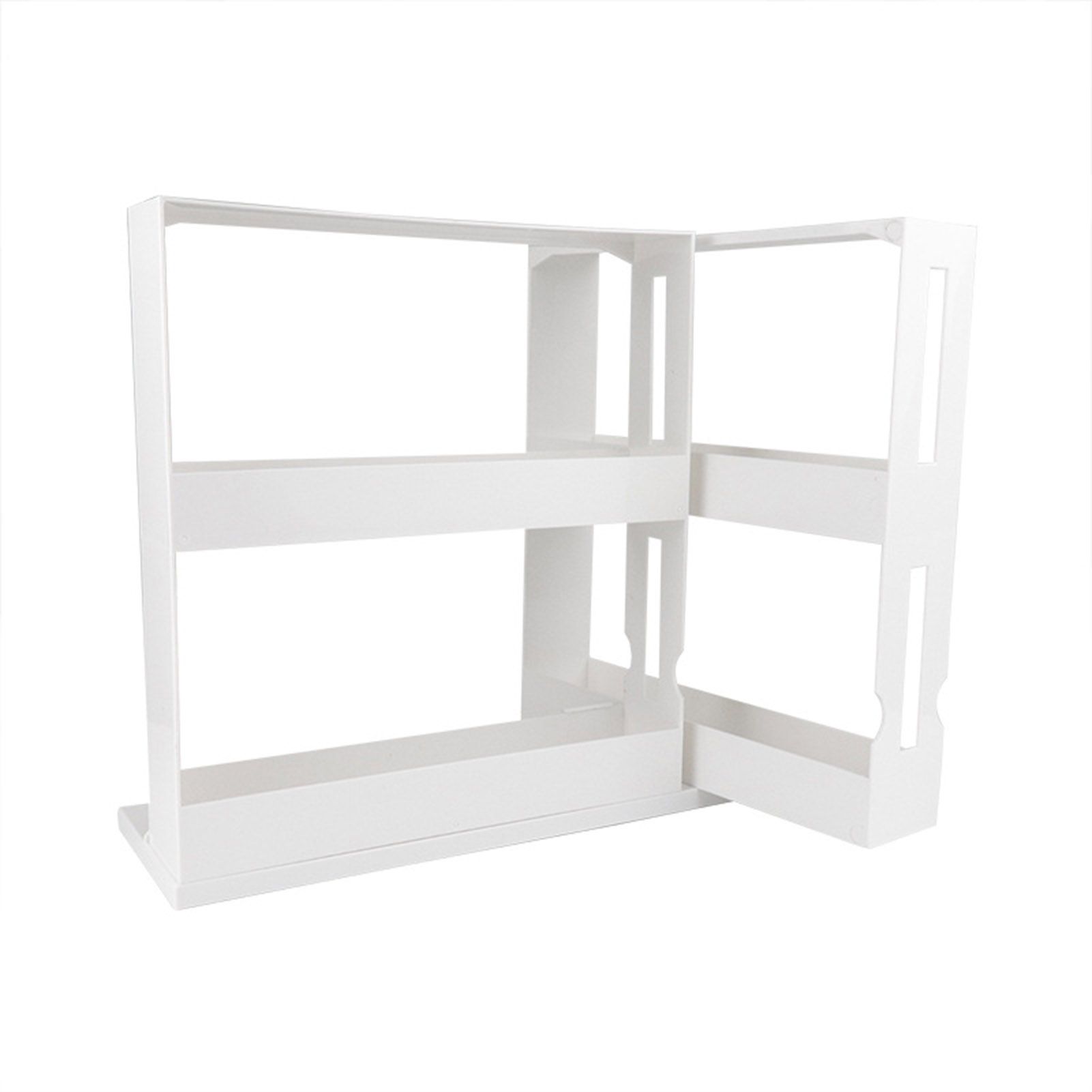 Food Storage Rack Kitchen Condiment Storage Case Rotating Spice Rack
