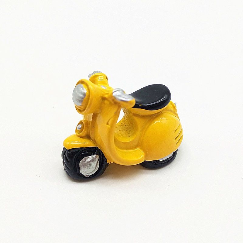 Motorcycle Miniatura Dollhouse Garden Home Bonsai Decoration Toy Miniature Mini Resin Craft Ornaments Micro Decor DIY