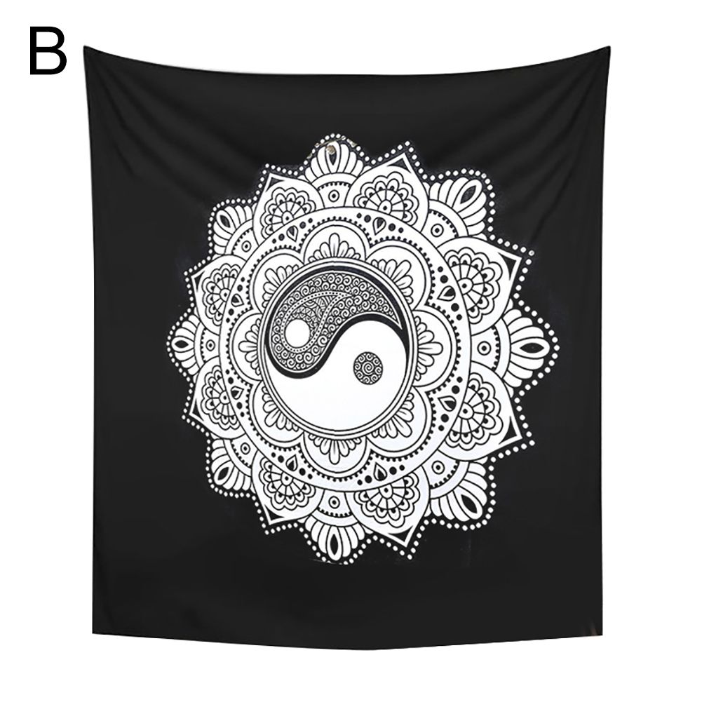 Mandala Wall Hanging Carpet Tapestry Mat Blanket Rug Living Room Home Decor
